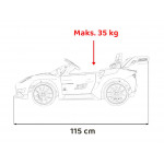 Elektrické autíčko Maserati MC20 GT2 - žlté